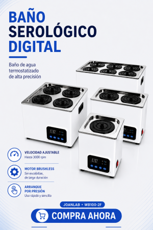 BAÑO SEROLOGICO BAÑO SEROLOGICO DIGITAL DE 6 LITROS