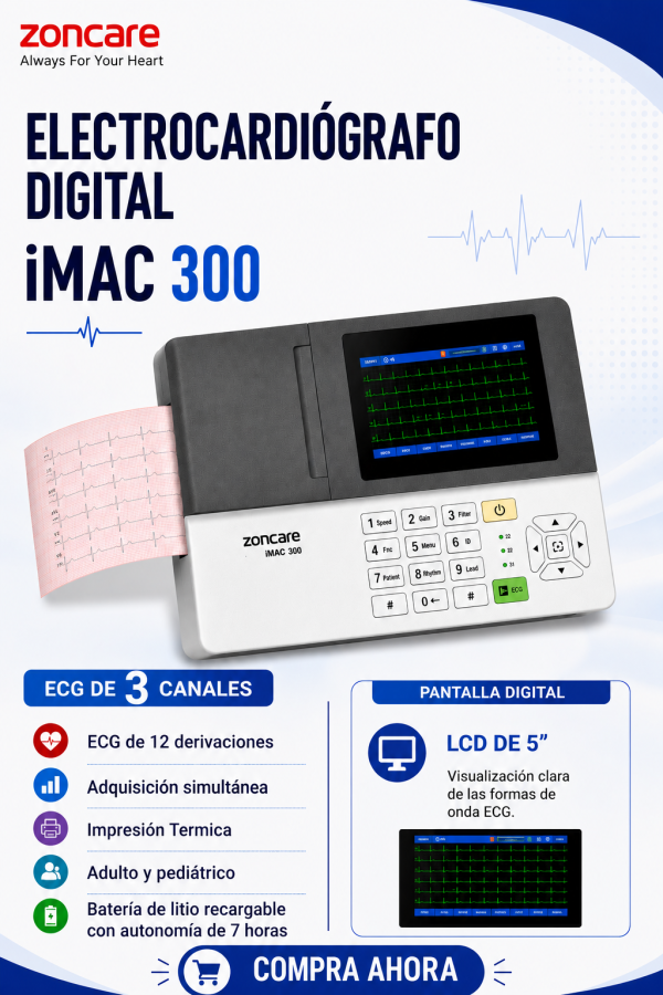 ELECTROCARDIOGRAFO iMAC 300