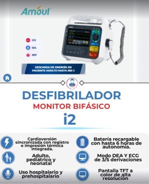 DESFIBRILADOR MONITOR BIFÁSICO (BÁSICO)